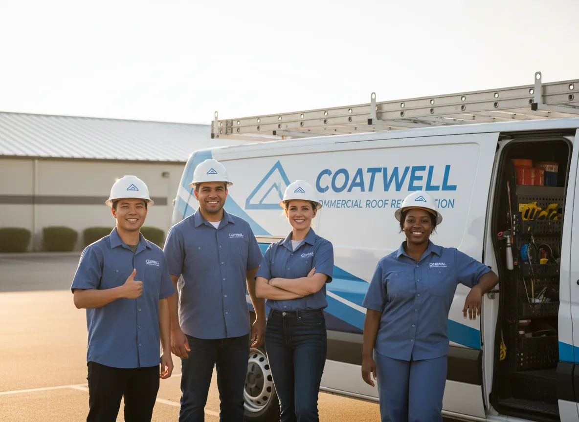 Commercial roof coating company in Mount Pleasant, WI
